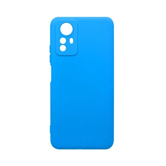 Capa de Silicone com Moldura de Câmera para Xiaomi Redmi Note 12S Azul